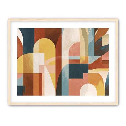 Ochre and Teal Held Apart