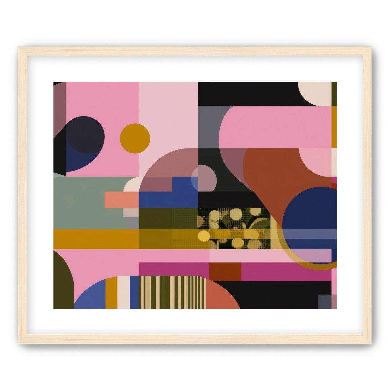 Shapes Jostling for Space 