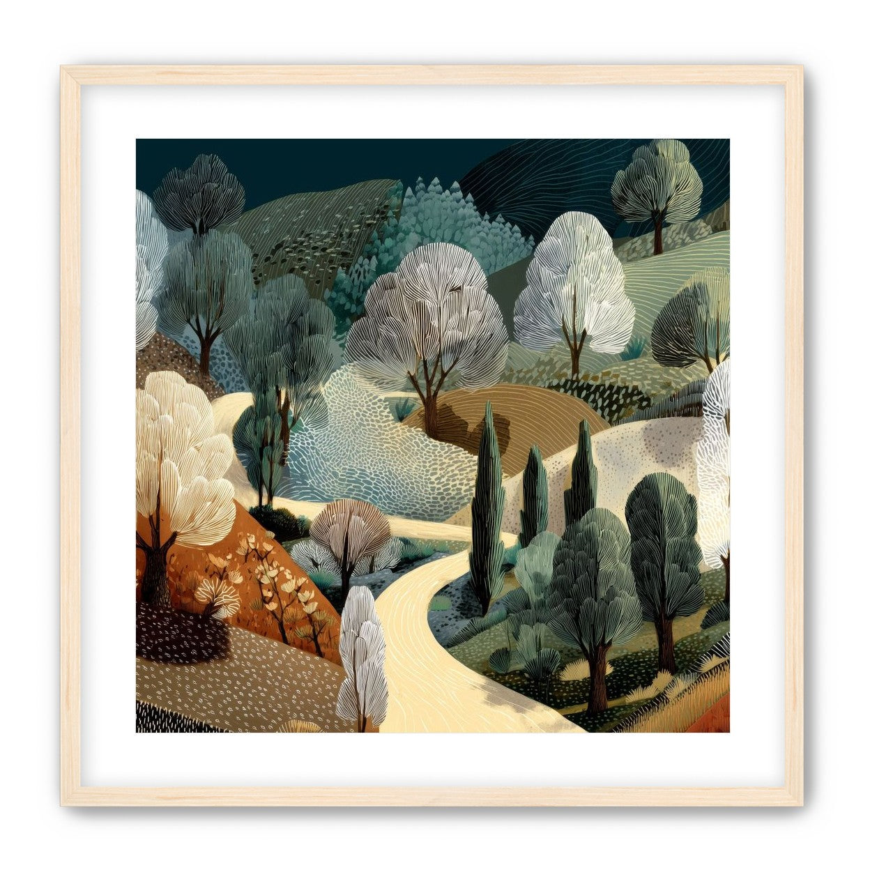 Path Beneath the Hills