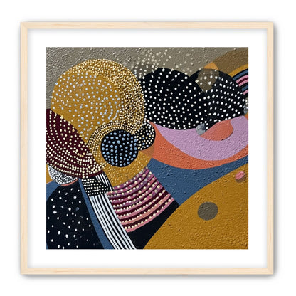 Overlapping Dotted Shapes