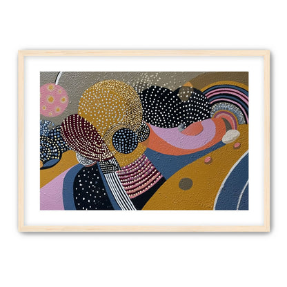 Overlapping Dotted Shapes