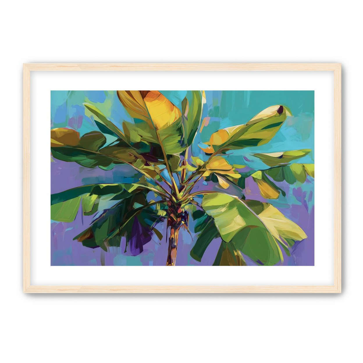Painted Palm Tree