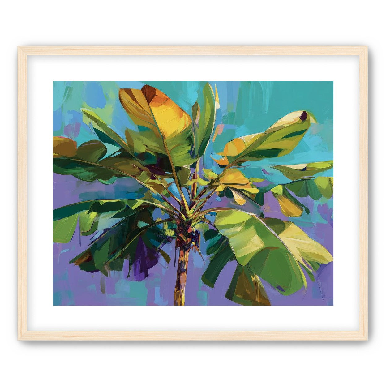 Painted Palm Tree