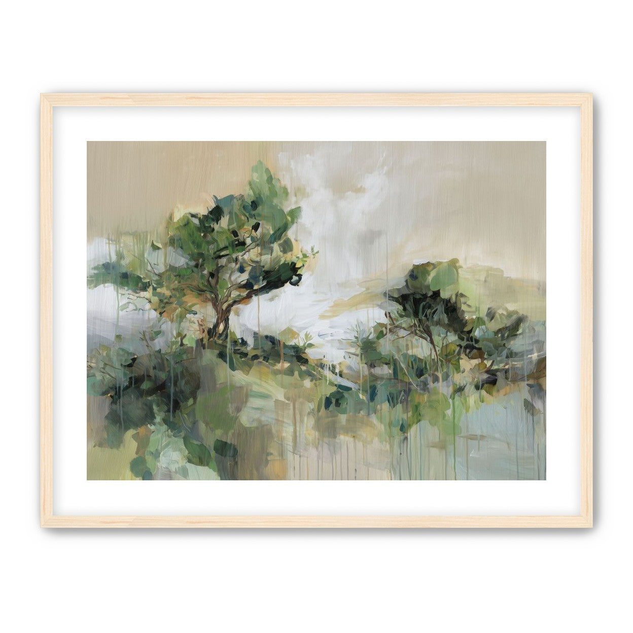 Tree Canopies in Pale Light