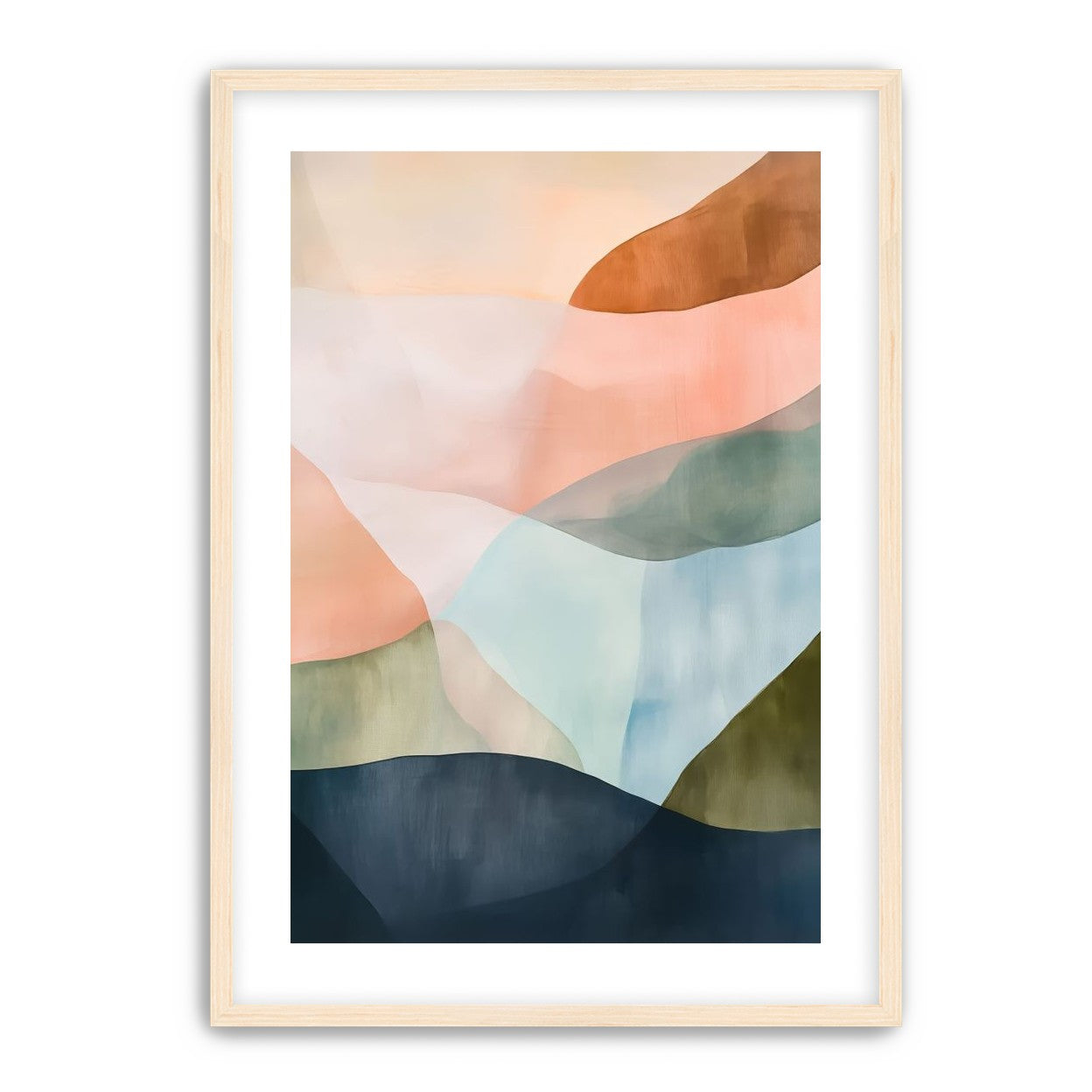 Terracotta and Blue Planes