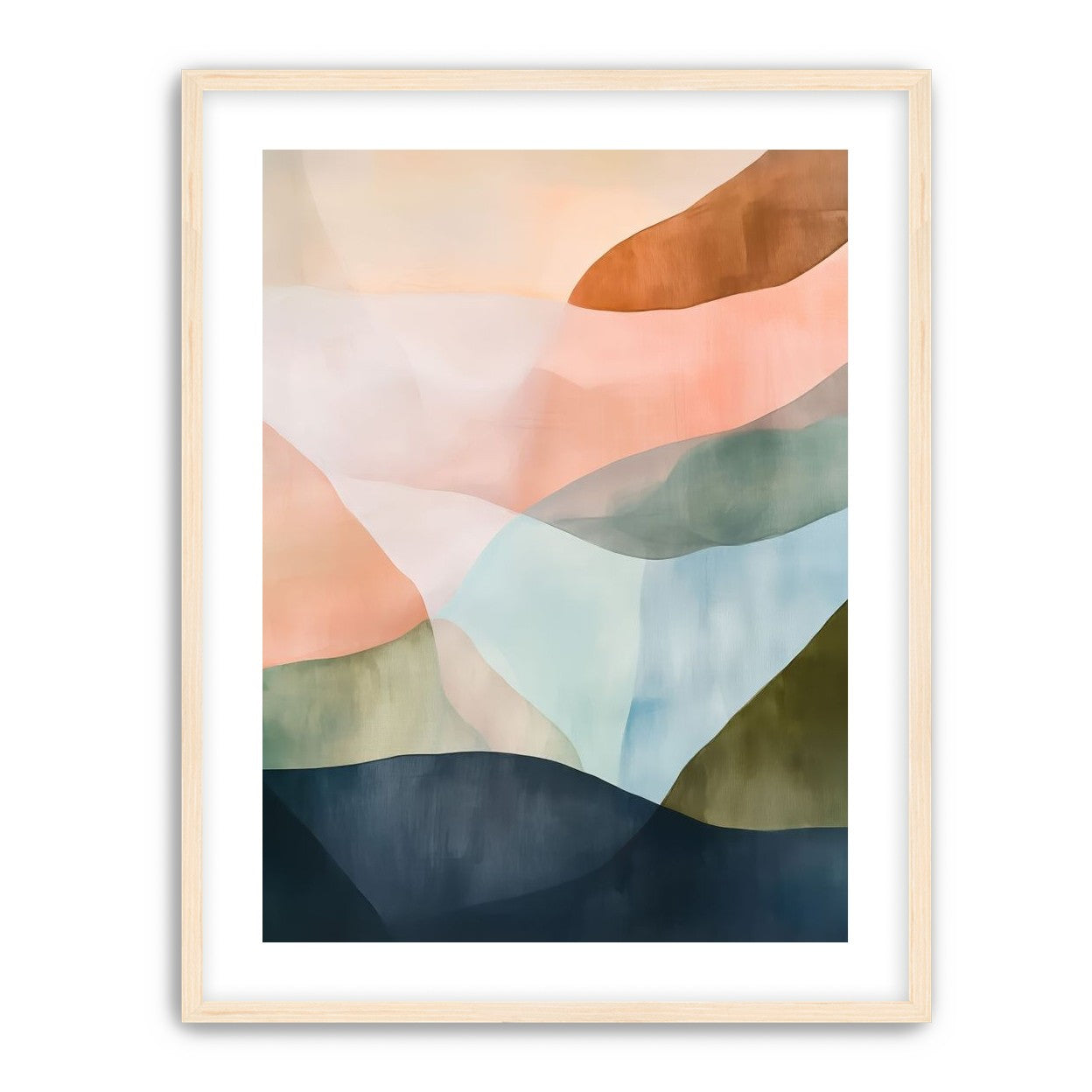 Terracotta and Blue Planes