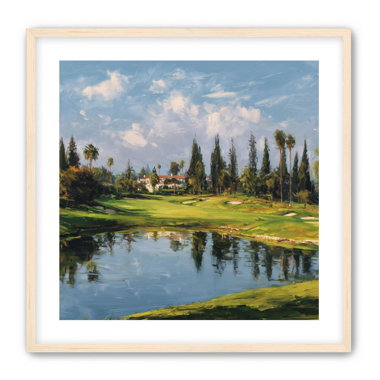 Still Water in Front of the Green