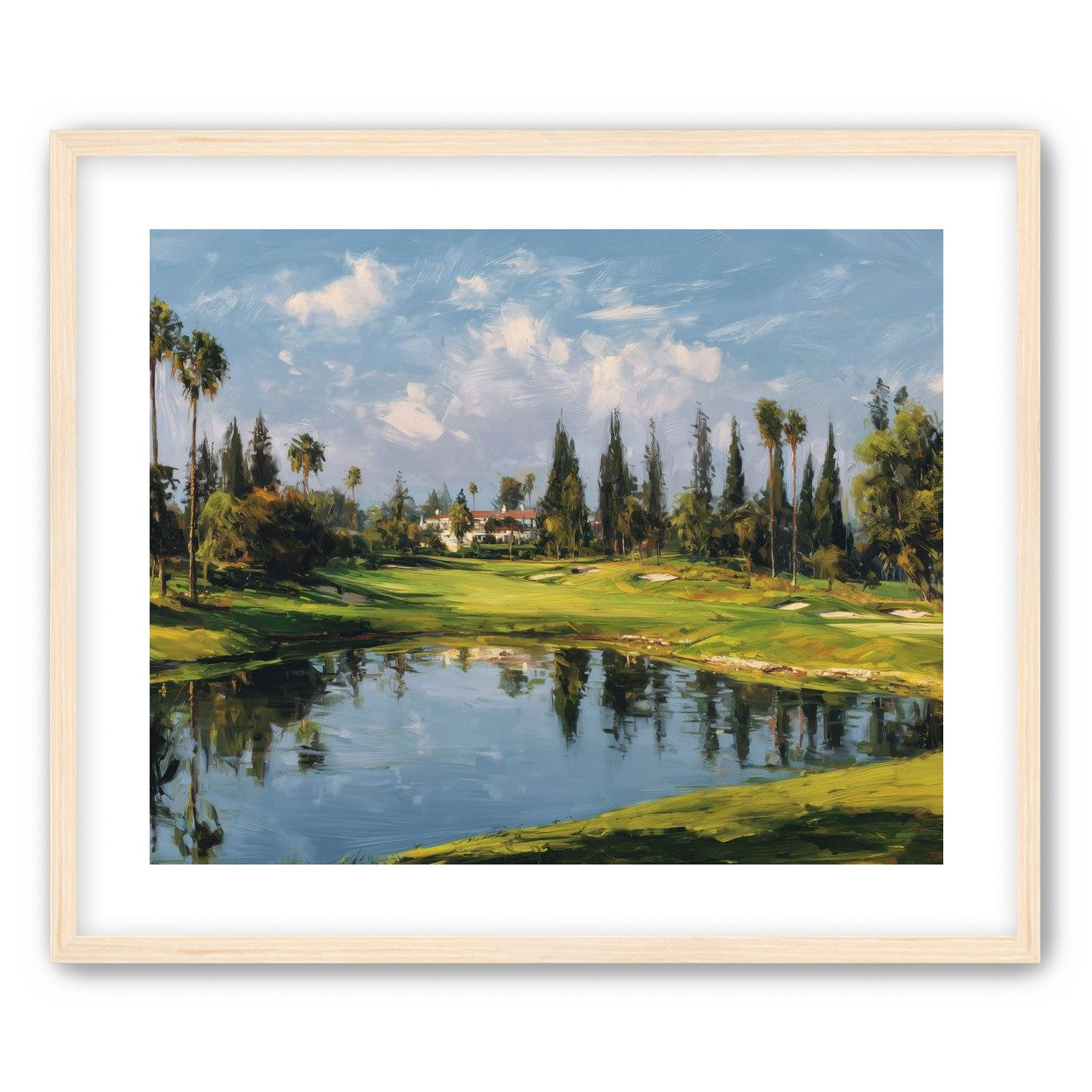 Still Water in Front of the Green