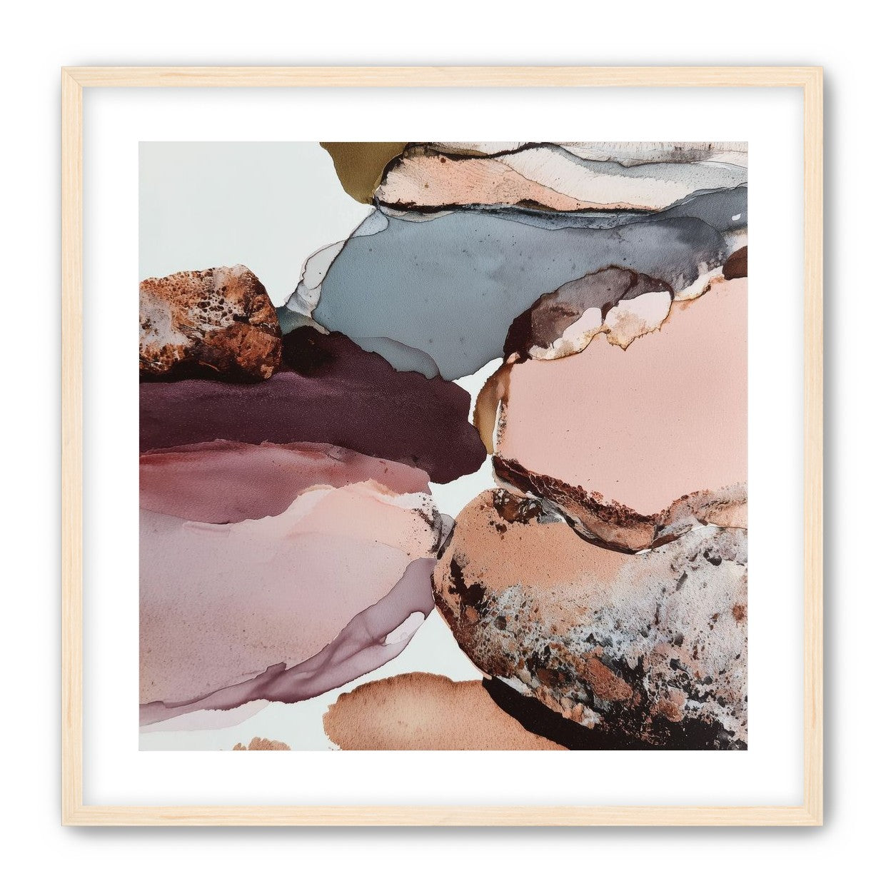 Pink and Stone Forms