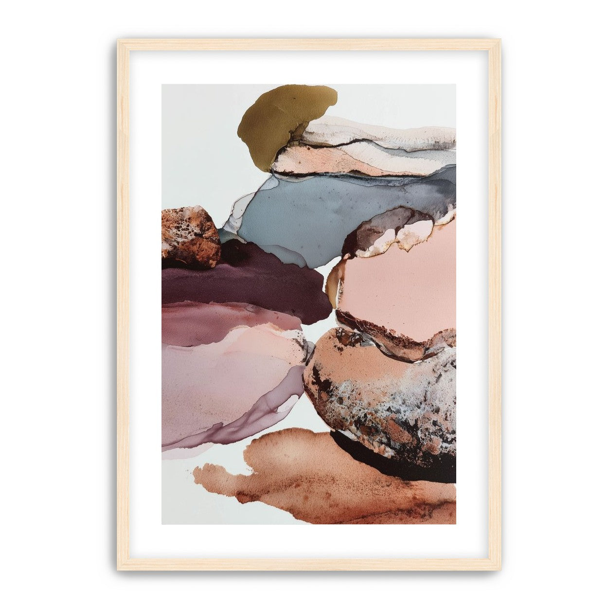 Pink and Stone Forms