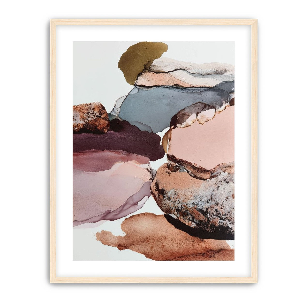 Pink and Stone Forms