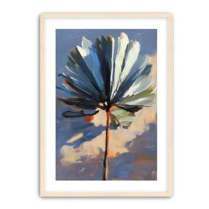 Veined Leaf in Thick Paint