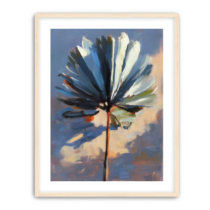 Veined Leaf in Thick Paint