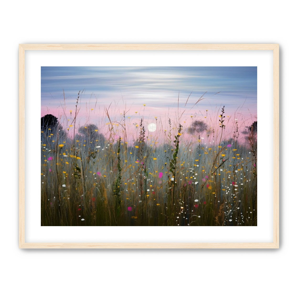 Wildflower Meadow at Moonrise