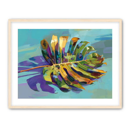 A Leaf Held in Color