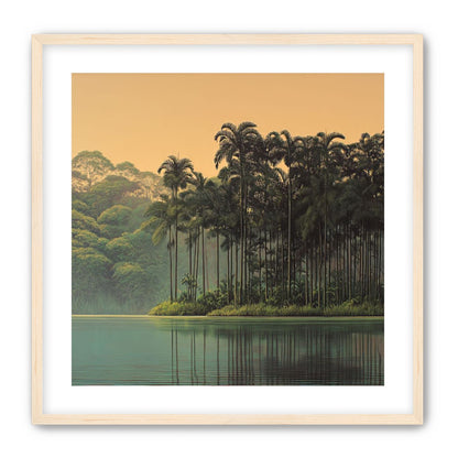 Tall Palms at Water