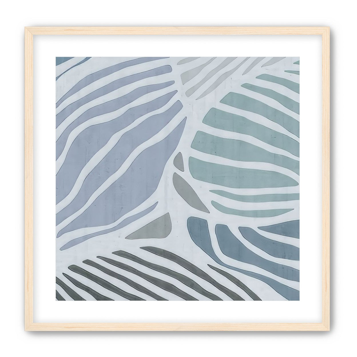 Graphic Leafs, Blue