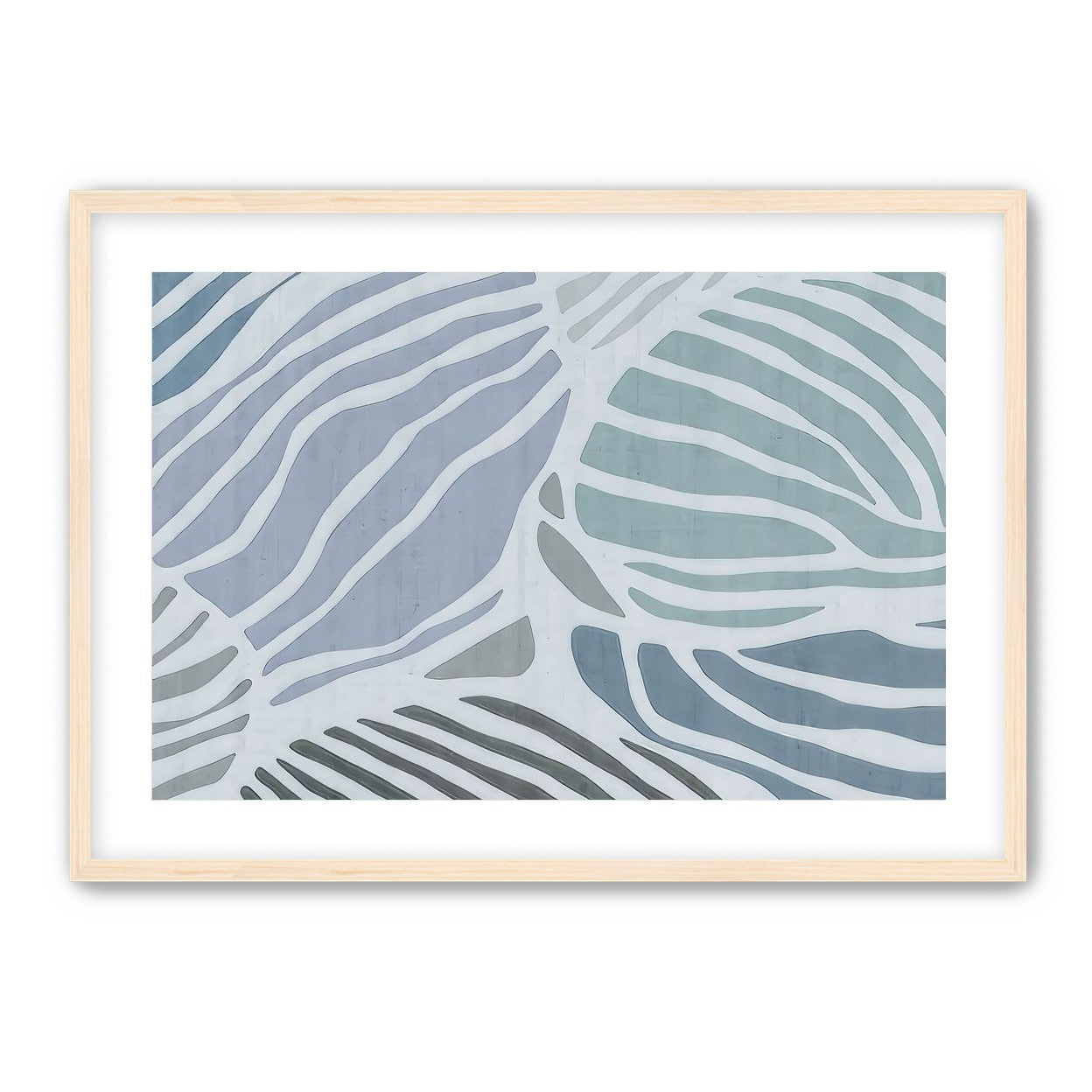 Graphic Leafs, Blue