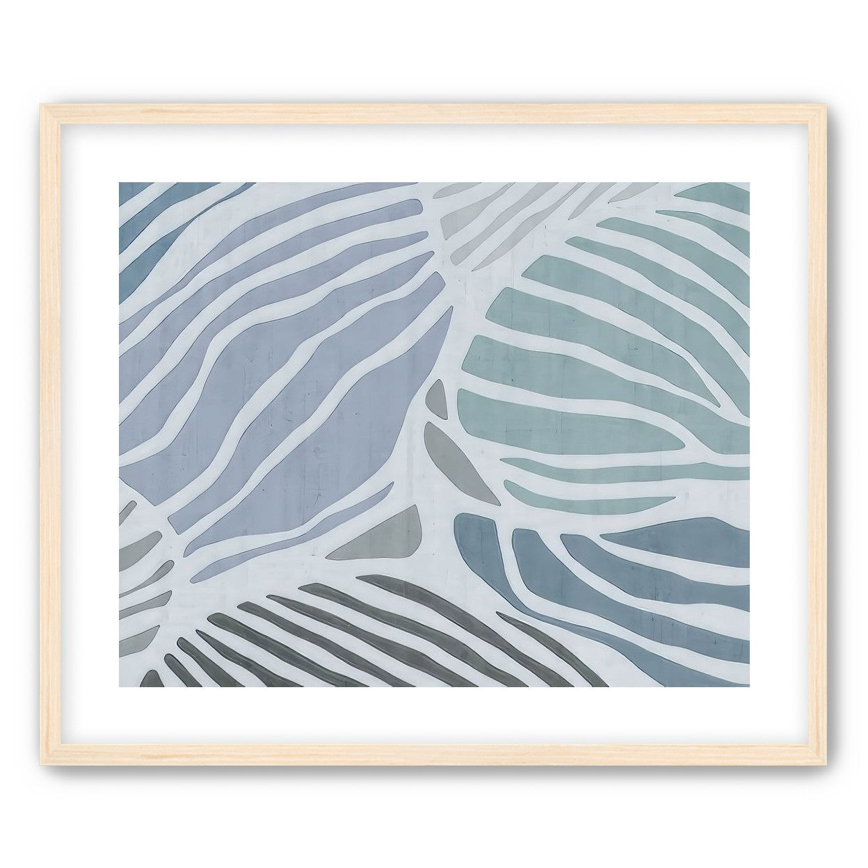 Graphic Leafs, Blue