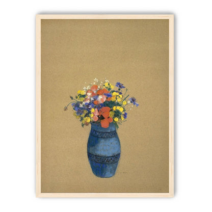 A quiet vase of wildflowers