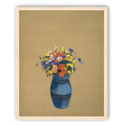 A quiet vase of wildflowers