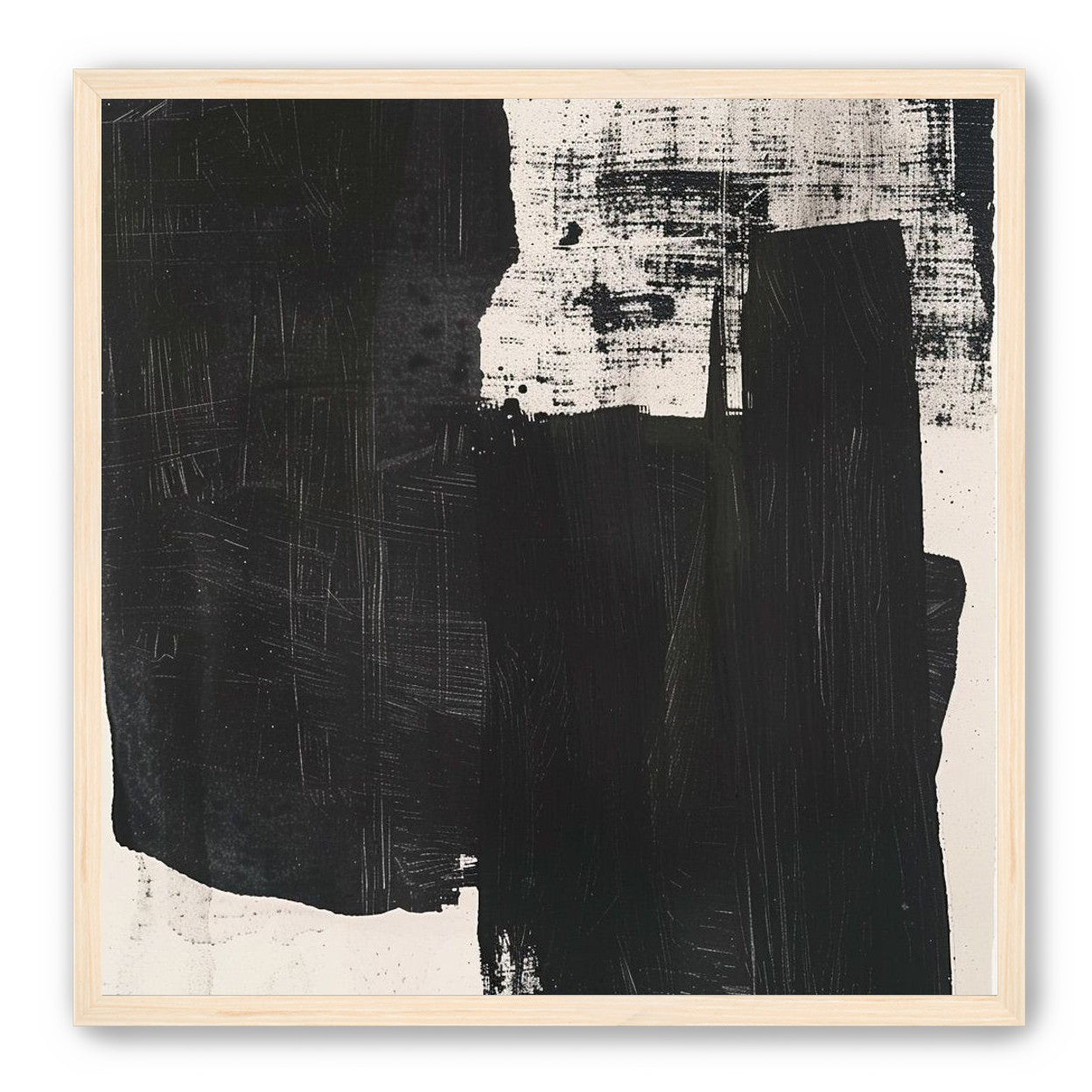 Black mass against the grain
