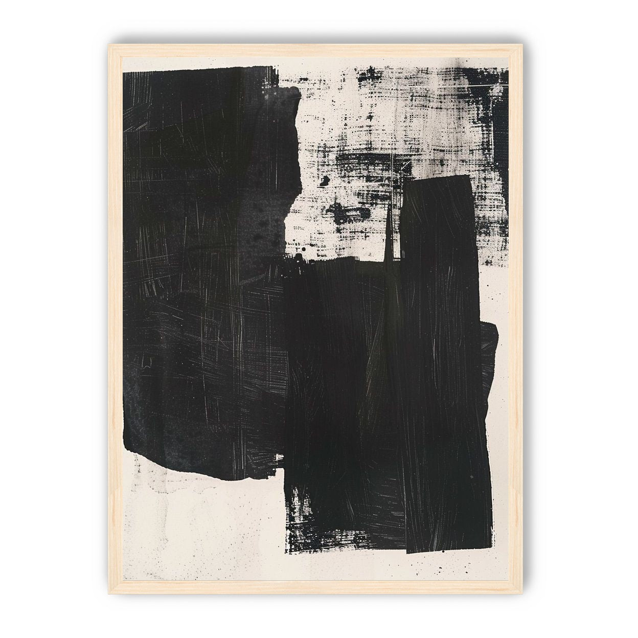 Black mass against the grain