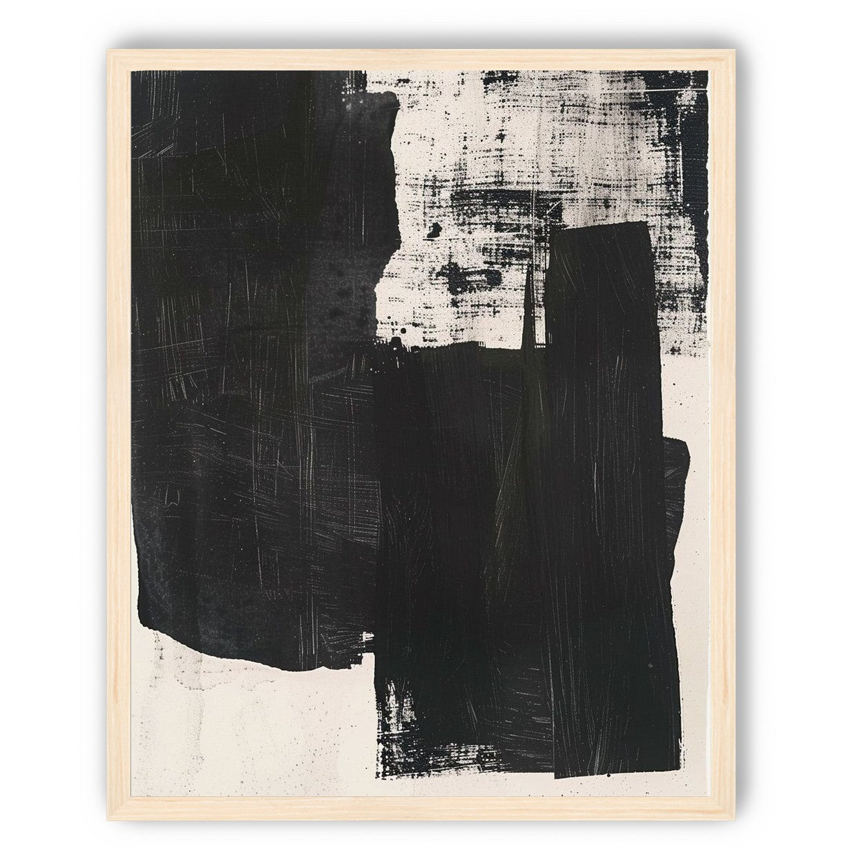 Black mass against the grain