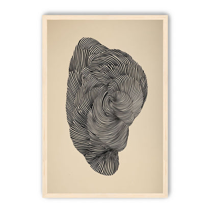 Vortex in a striped head