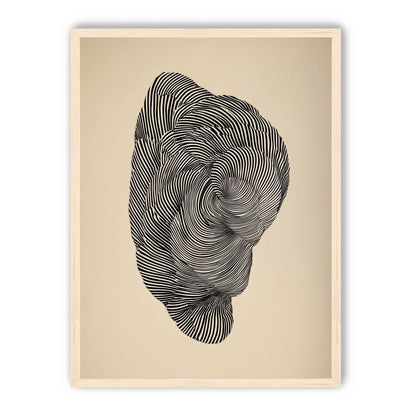 Vortex in a striped head