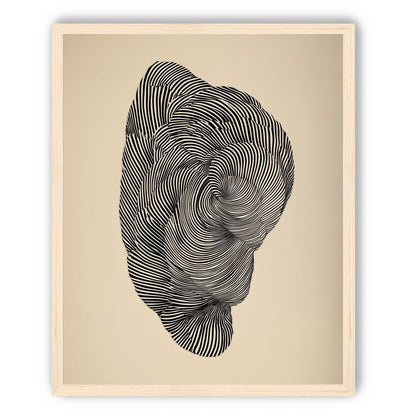 Vortex in a striped head