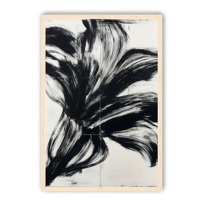 Black surge on white grid