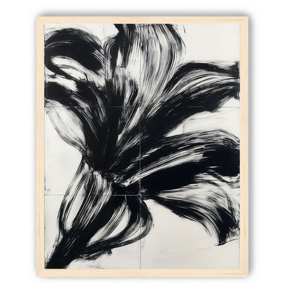 Black surge on white grid