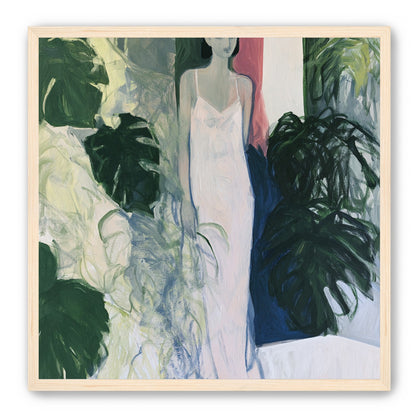 A woman among the leaves