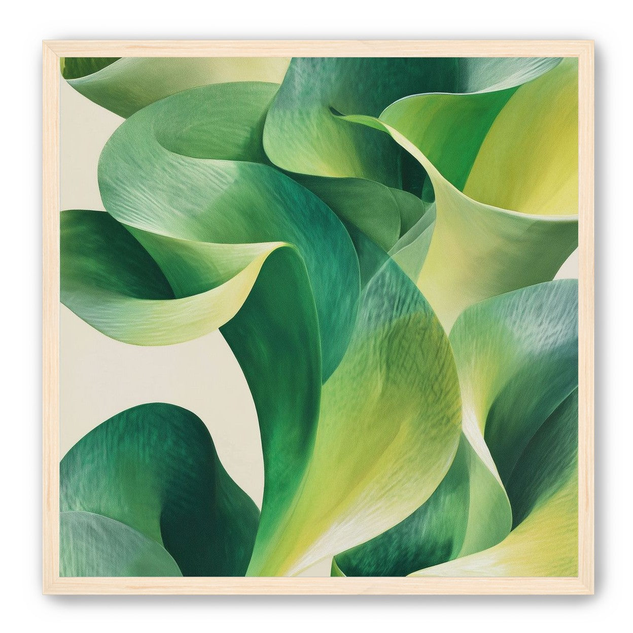 Green light in the lilies