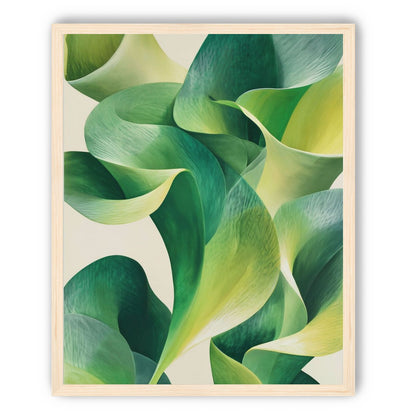 Green light in the lilies