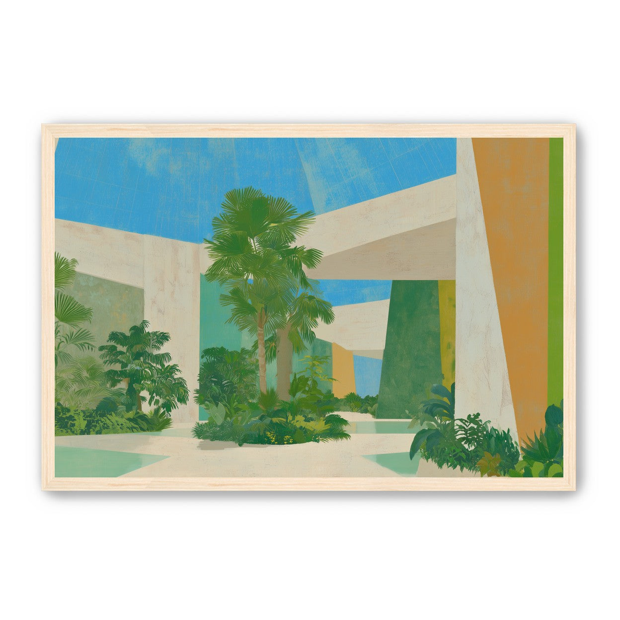 Palm shade in the atrium