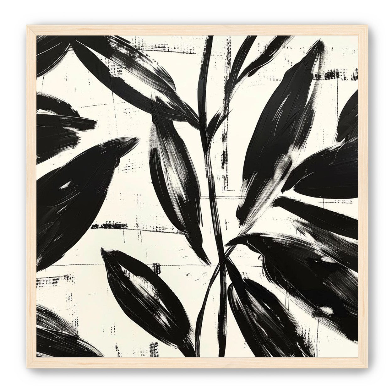 Leaves in black sweep