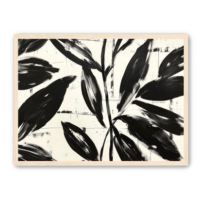Leaves in black sweep