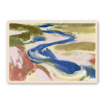 Blue bend through sandbars