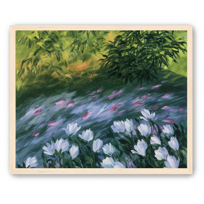 Petals on the streambank