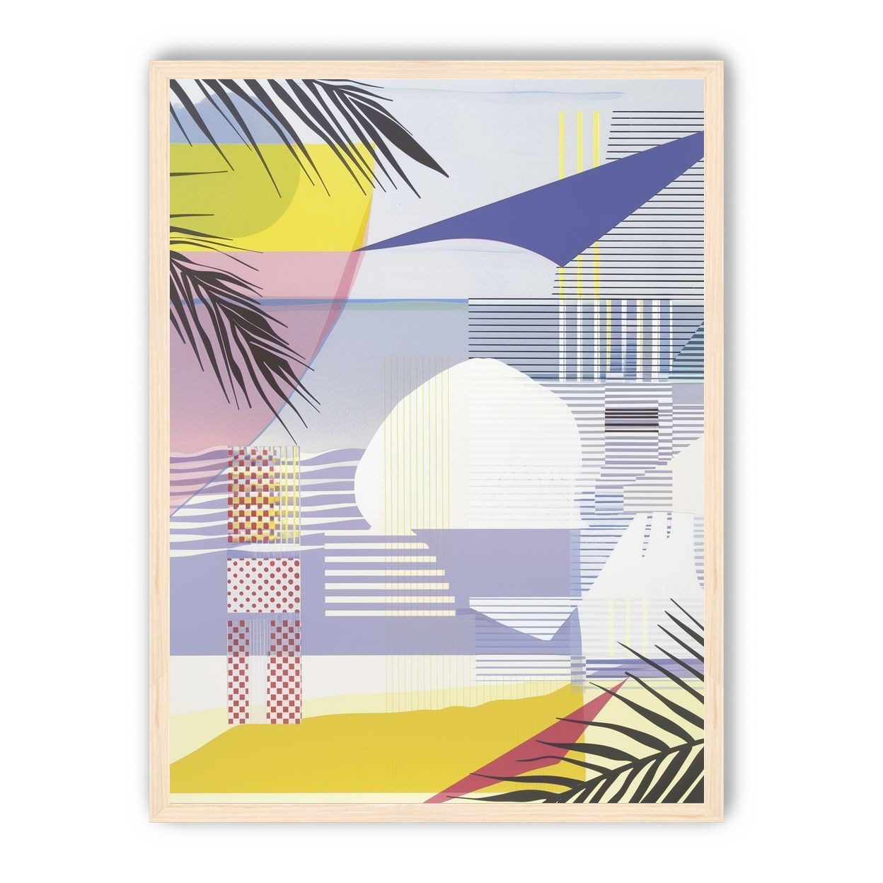 Layered stripes and color fields
