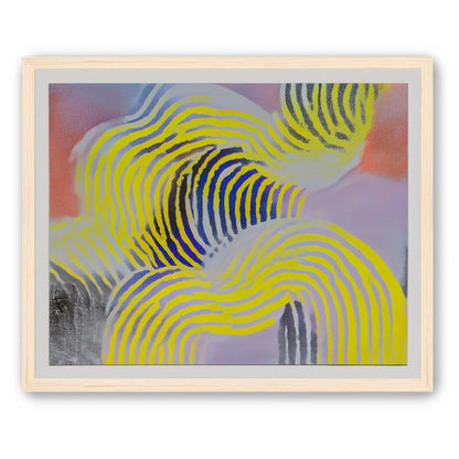 Yellow bends through violet
