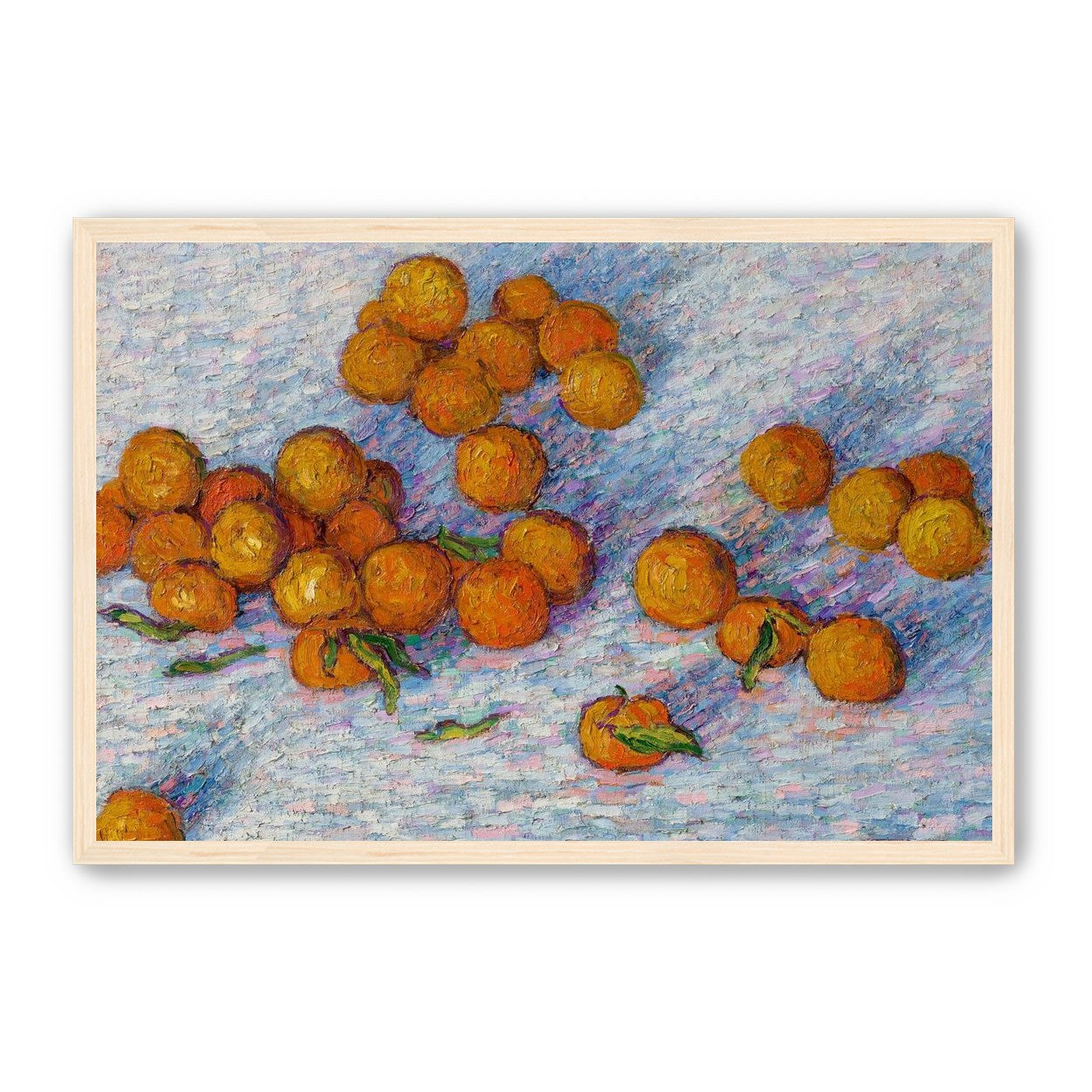 Oranges across the table