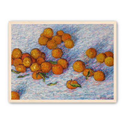 Oranges across the table