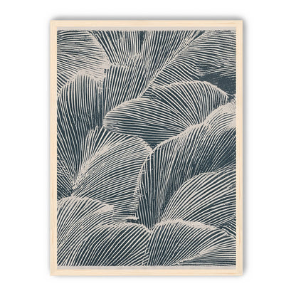 Palm fronds pressed together