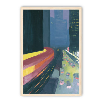 A bright bend downtown