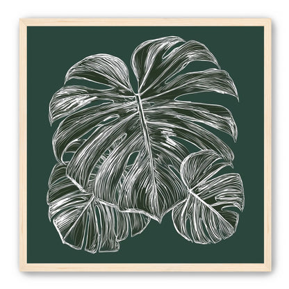 White veins on green field