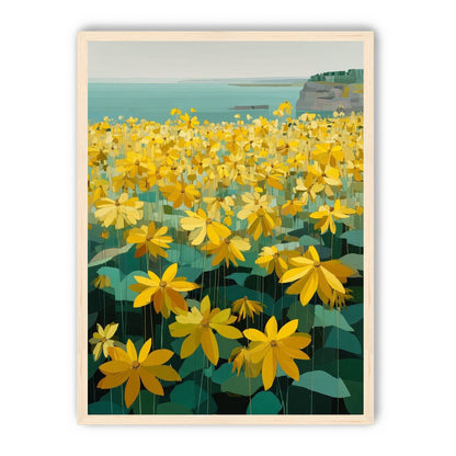 Flowers Along the Water