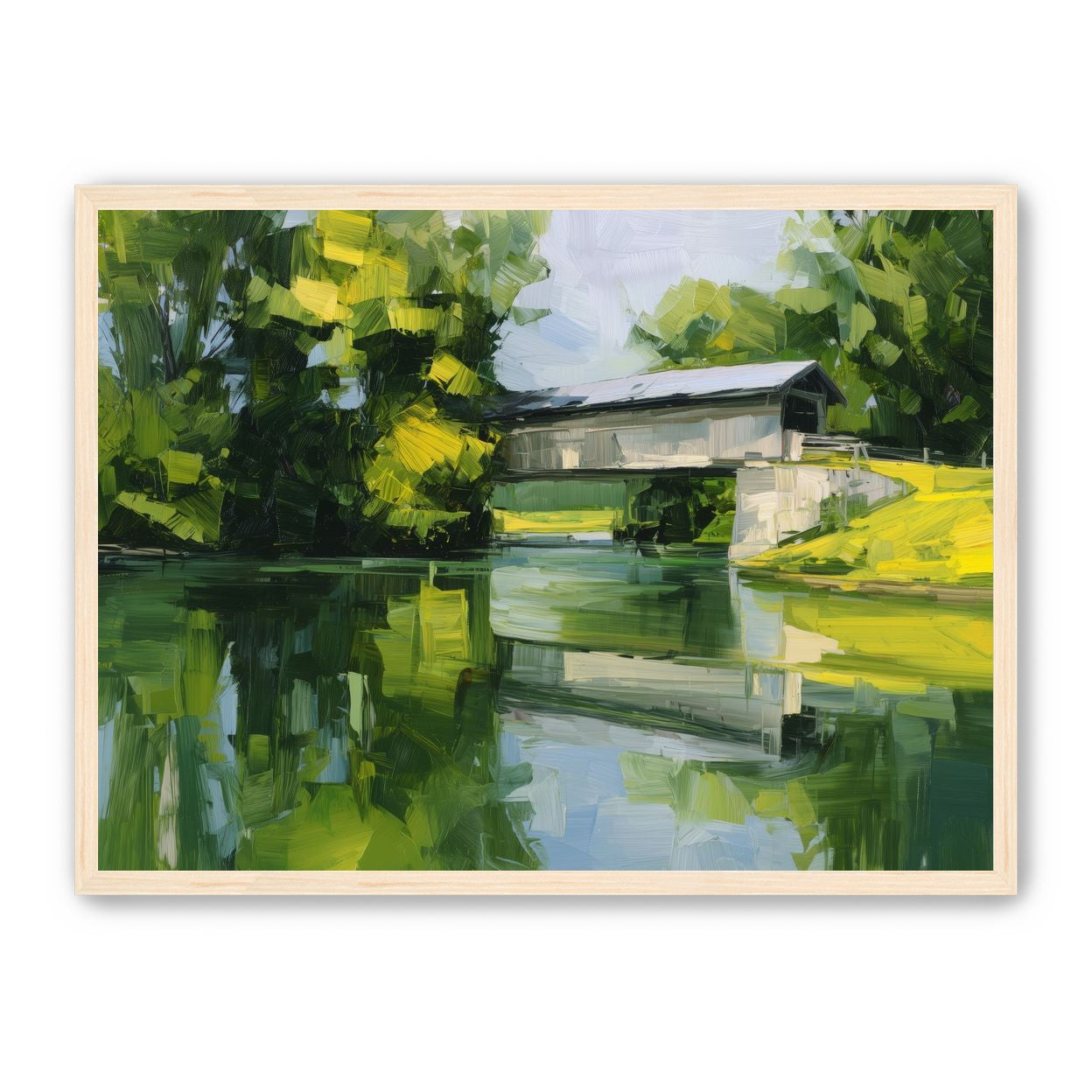 Covered Bridge in Summer